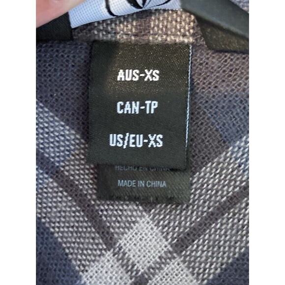 Volcom Check Button Up Shirt Size XS Men’s Blue - Picture 4 of 10